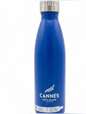 NWOT Blue Cannes Aluminum Water Bottle